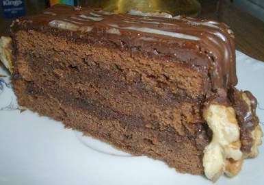 Торт «Шоколадный с джемом»